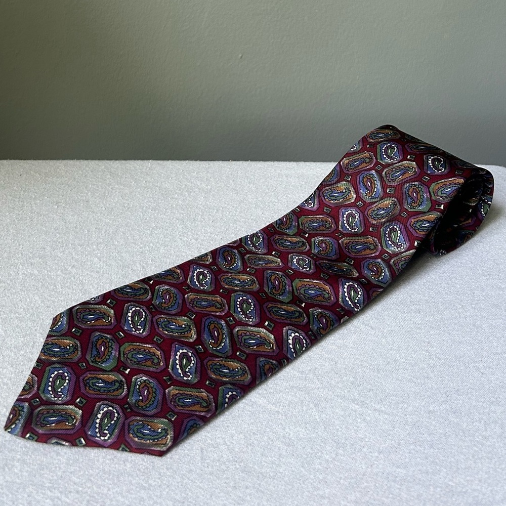 Di Maro Elegante Vintage Handmade 100% Silk Tie